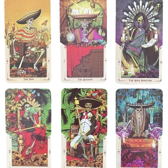 Santa Muerte Tarot Mini - Book of The Dead by Fabio Listbani - Picture 2 of 11